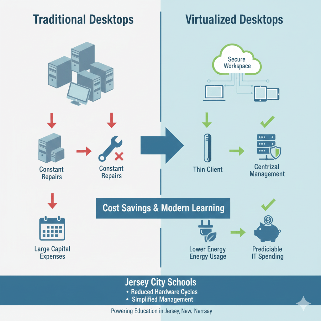 Cost Savings for Jersey City Schools Through Virtualization 1