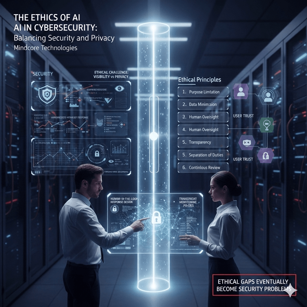 The Ethics of AI in Cybersecurity: Balancing Security and Privacy 1 Gemini Generated Image bn8hv6bn8hv6bn8h