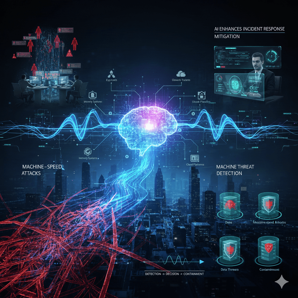 How AI Enhances Incident Response: Automating Threat Detection and Mitigation 1 Gemini Generated Image nkbj9nnkbj9nnkbj