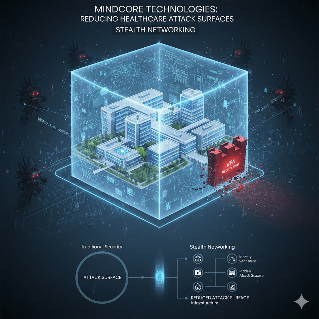 Reducing Healthcare Attack Surfaces with Stealth Networking 1 Gemini Generated Image 9j1fjs9j1fjs9j1f