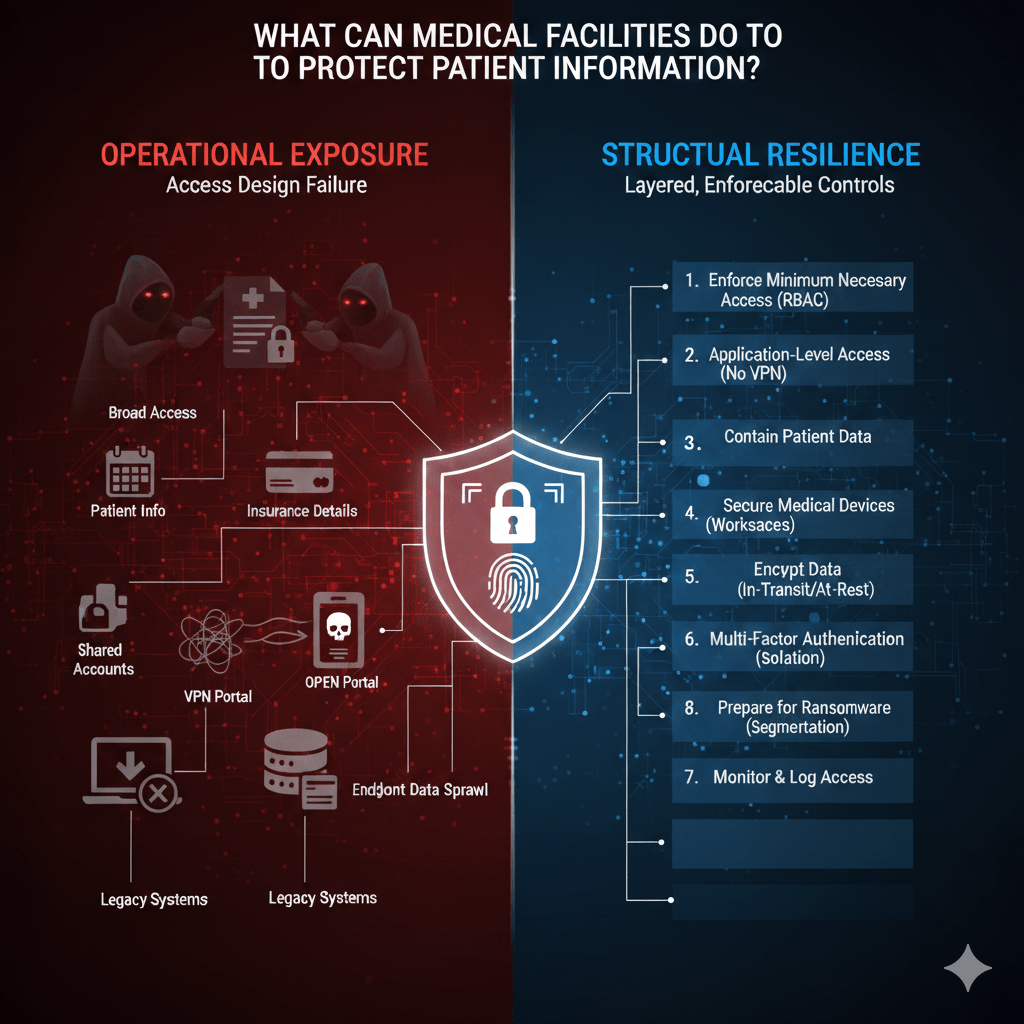 What Can Medical Facilities Do To Protect Patient Information? 1 Gemini Generated Image eg8mjdeg8mjdeg8m