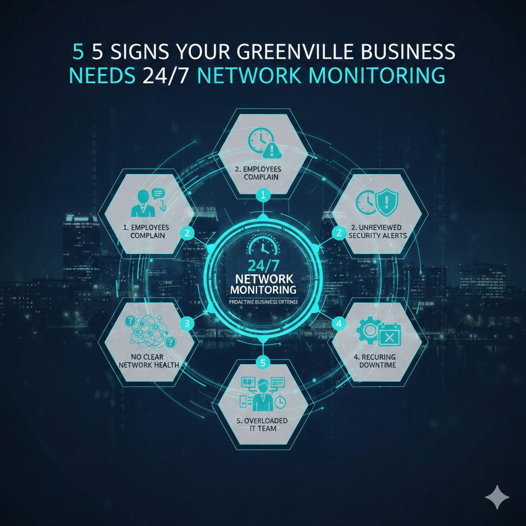 5 Signs Your Greenville Business Needs 24/7 Network Monitoring 1 Gemini Generated Image oh9qrpoh9qrpoh9q