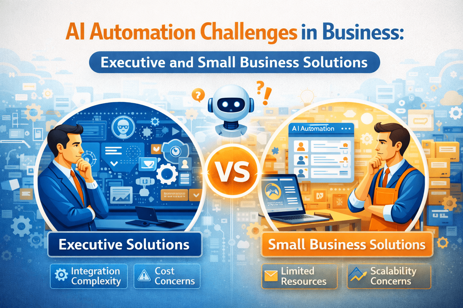 AI Automation Challenges in Business: Executive and Small Business Solutions 1 ChatGPT Image Mar 9 2026 10 21 56 AM