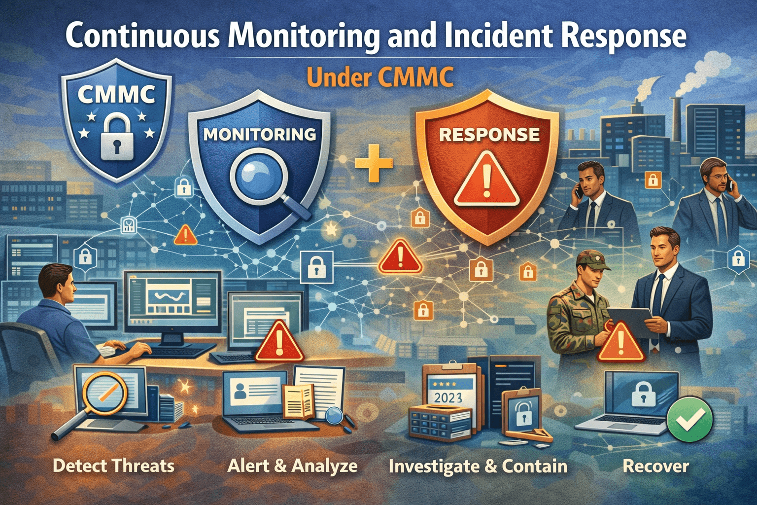 Continuous Monitoring and Incident Response Under CMMC 1 ChatGPT Image Apr 16 2026 09 58 14 AM