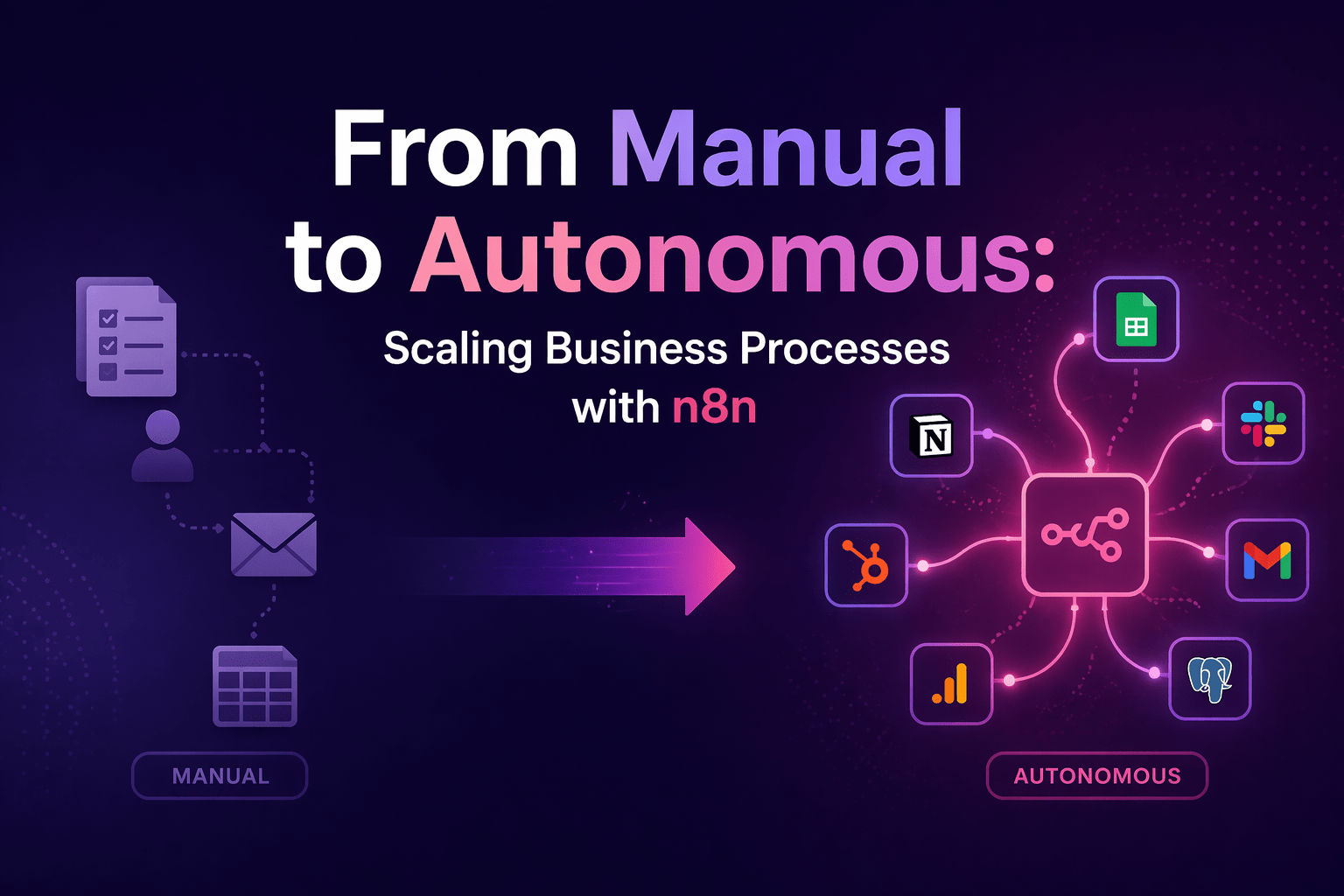From Manual to Autonomous: Scaling Business Processes with n8n 1 ChatGPT Image Apr 20 2026 07 48 13 PM